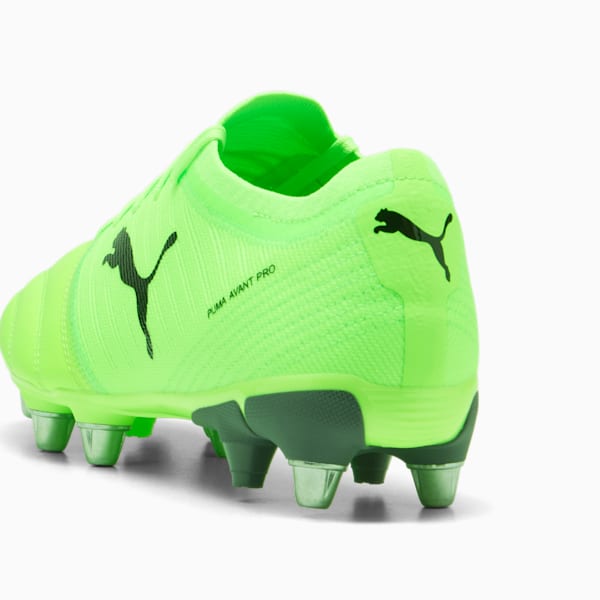 Avant Pro Men's Rugby Boots, Green Glare-PUMA Black-Galactic Gray, large-ZAF