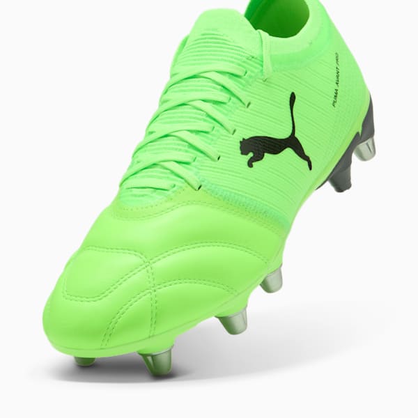 Avant Pro Men's Rugby Boots, Green Glare-PUMA Black-Galactic Gray, large-ZAF