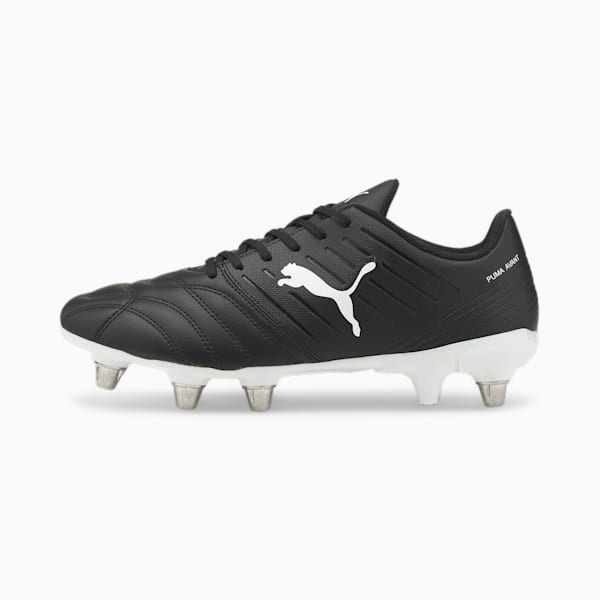 Avant Men's Rugby Boots, Puma Black-Puma White, large-ZAF