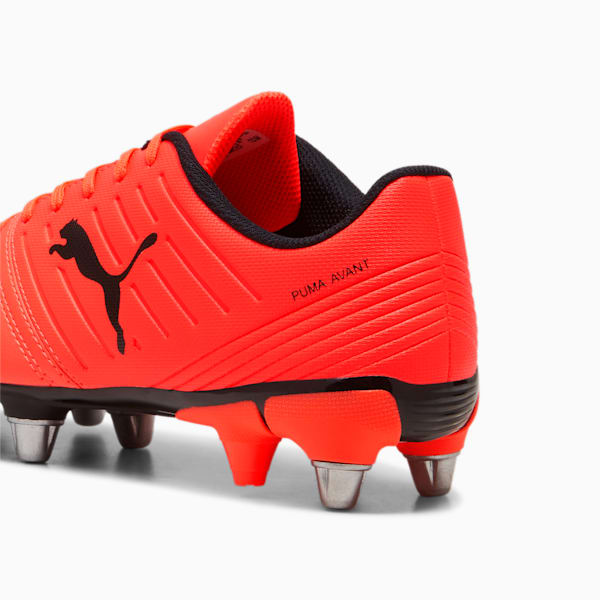 Avant Men's Rugby Boots, Nrgy Red-PUMA Black, large-ZAF