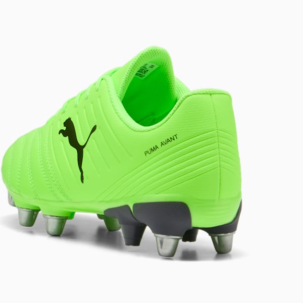 Avant Men's Rugby Boots, Green Glare-PUMA Black-Galactic Gray, large-ZAF