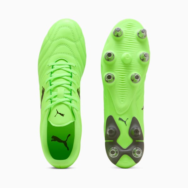Avant Men's Rugby Boots, Green Glare-PUMA Black-Galactic Gray, large-ZAF