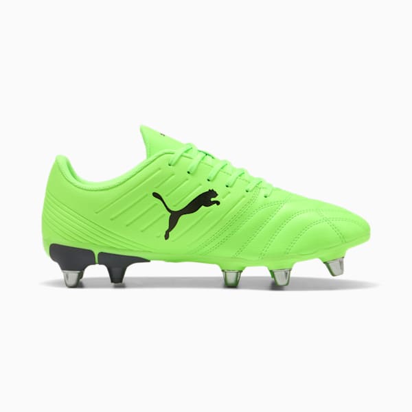 Avant Men's Rugby Boots, Green Glare-PUMA Black-Galactic Gray, large-ZAF