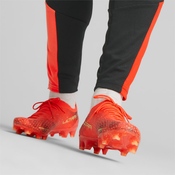 ULTRA Ultimate FG/AG Football Boots Unisex, Fiery Coral-Fizzy Light-Puma Black, large-ZAF