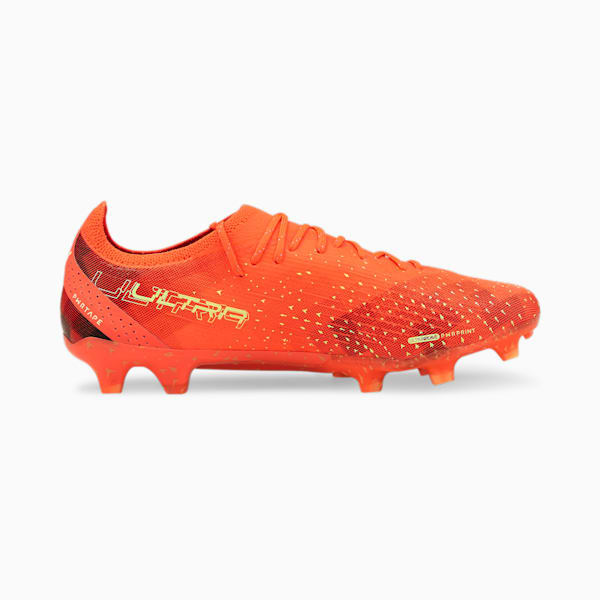 ULTRA Ultimate FG/AG Football Boots Unisex, Fiery Coral-Fizzy Light-Puma Black, large-ZAF