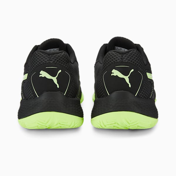 Solarstrike II Indoor Sports Shoes, Puma Black-Puma White-Fizzy Light, large-ZAF