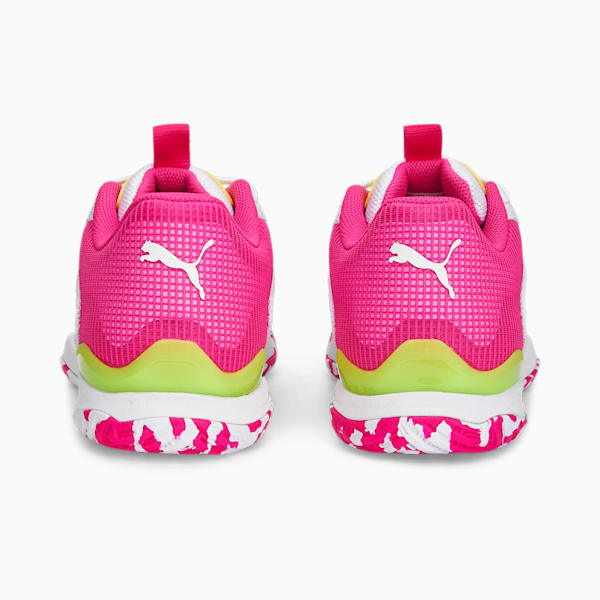 Solarattack RCT Padel Shoes, PUMA White-Ravish-Fast Yellow, large-ZAF