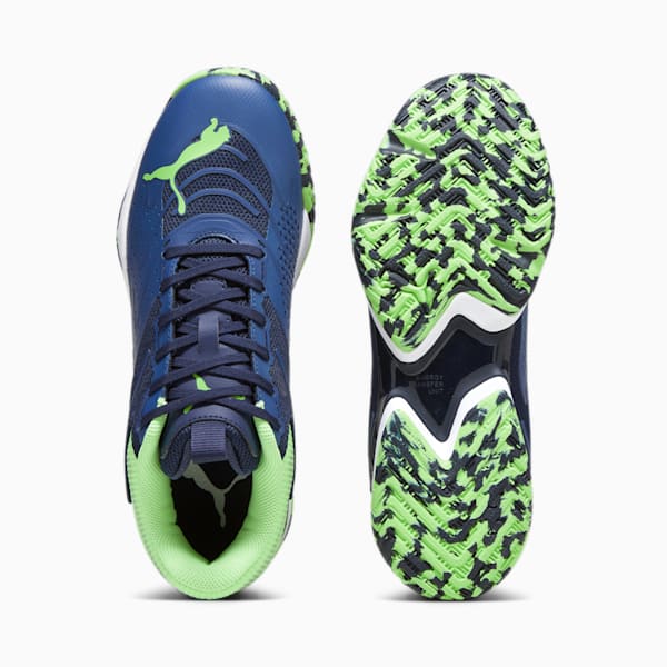 Solarattack RCT Padel Shoes, PUMA Navy-Fast Yellow-Puma White, large-ZAF