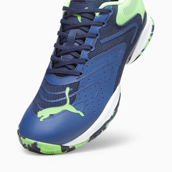 Solarattack RCT Padel Shoes, PUMA Navy-Fast Yellow-Puma White, large-ZAF
