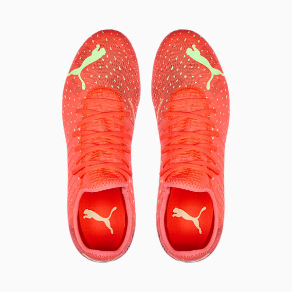 FUTURE 4.4 FG/AG Football Boots Men, Fiery Coral-Fizzy Light-Puma Black-Salmon, large-ZAF