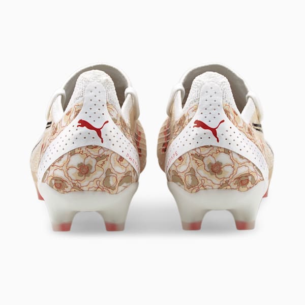 PUMA x LIBERTY Ultra FG/AG Football Boots Women, Puma White-Puma Black-Sun Kiss, large-ZAF