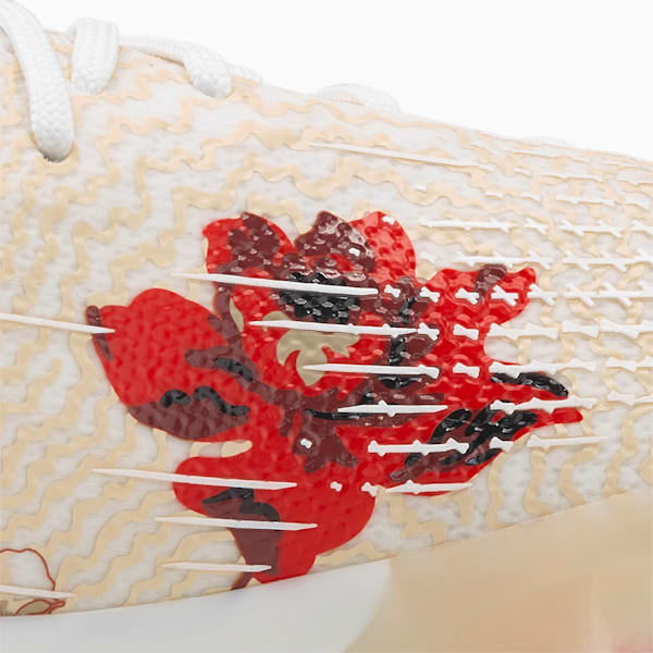 PUMA x LIBERTY Ultra FG/AG Football Boots Women, Puma White-Puma Black-Sun Kiss, large-ZAF