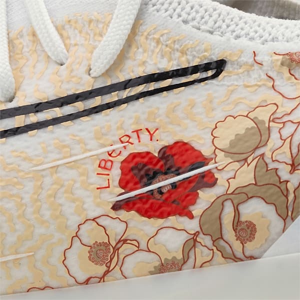 PUMA x LIBERTY Ultra FG/AG Football Boots Women, Puma White-Puma Black-Sun Kiss, large-ZAF