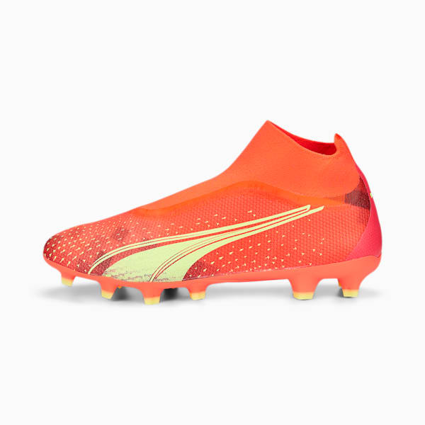 Ultra Match+ LL FG/AG Football Boots Men, Fiery Coral-Fizzy Light-Puma Black, large-ZAF