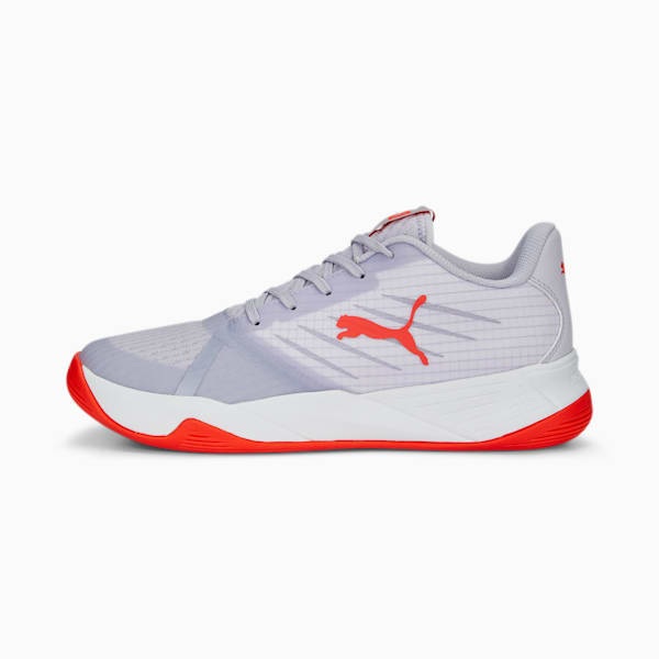Accelerate Pro II Indoor Sports Shoes Women, Spring Lavender-Red Blast-PUMA White, large-ZAF