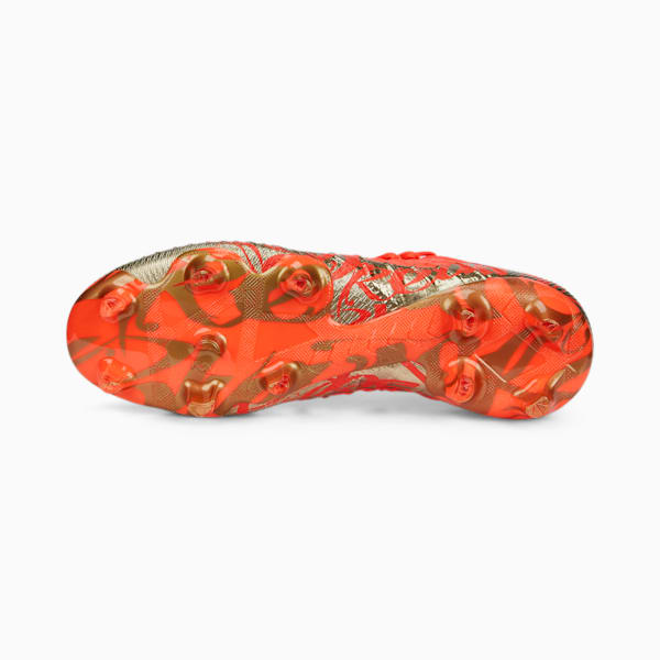 FUTURE 1.4 Neymar Jr FG/AG Football Boots Men, Fiery Coral-Gold, large-ZAF