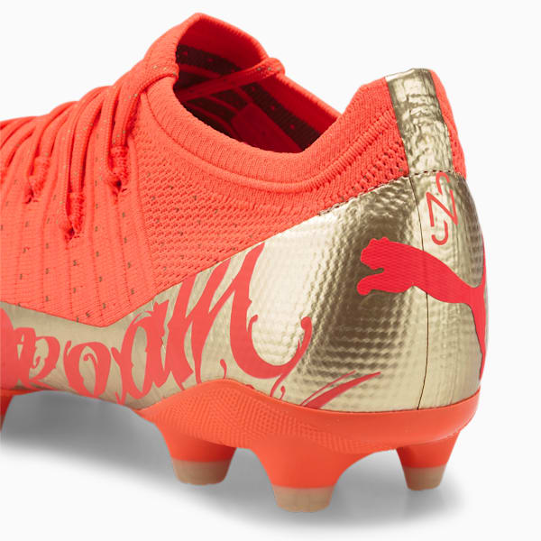 Neymar Jr FUTURE 2.4 FG/AG Football Boots Men, Fiery Coral-Gold, large-ZAF