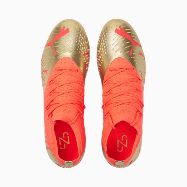 Neymar Jr FUTURE 2.4 FG/AG Football Boots Men, Fiery Coral-Gold, large-ZAF