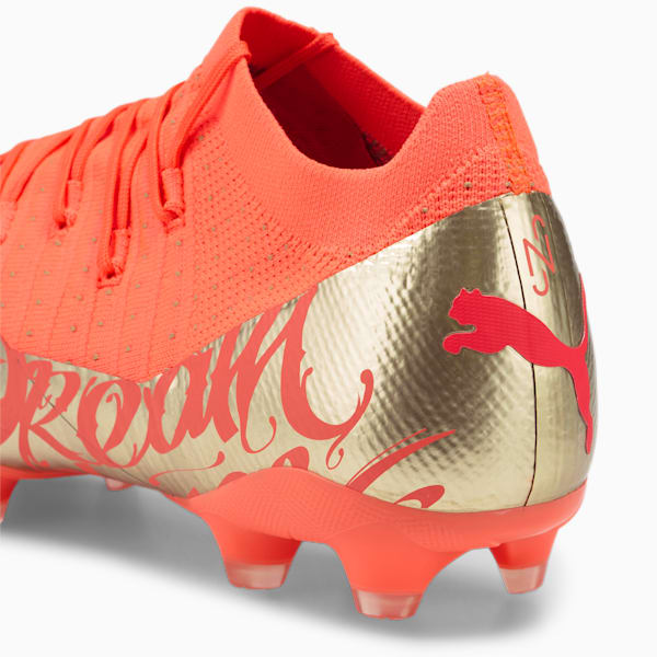 Neymar Jr FUTURE 3.4 FG/AG Football Boots Men, Fiery Coral-Gold, large-ZAF