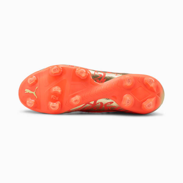 Neymar Jr FUTURE 3.4 FG/AG Football Boots Men, Fiery Coral-Gold, large-ZAF