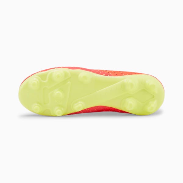 Botines de fútbol FUTURE 3.4 FG/AG juveniles, Fiery Coral-Fizzy Light-Puma Black-Salmon, large-ARG