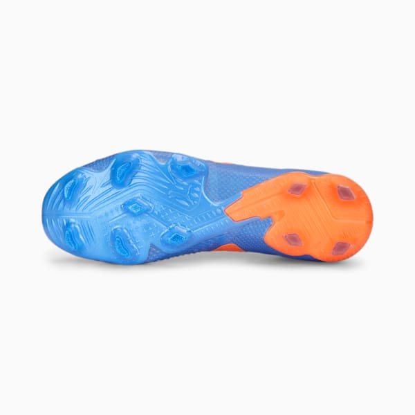 FUTURE ULTIMATE FG/AG Football Boots Women, Blue Glimmer-PUMA White-Ultra Orange, large-ZAF