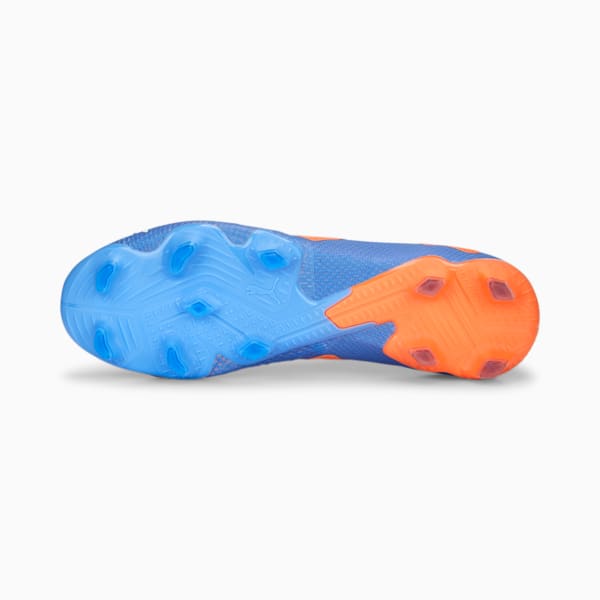 FUTURE ULTIMATE Low FG/AG Football Boots, Blue Glimmer-PUMA White-Ultra Orange, large-ZAF