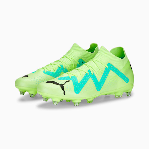 FUTURE Match MxSG Football Boots Unisex, Fast Yellow-PUMA Black-Electric Peppermint, large-ZAF