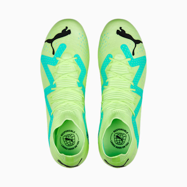 FUTURE Match MxSG Football Boots Unisex, Fast Yellow-PUMA Black-Electric Peppermint, large-ZAF