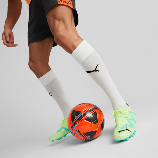 FUTURE Match FG/AG Football Boots Unisex, Fast Yellow-PUMA Black-Electric Peppermint, large-ZAF