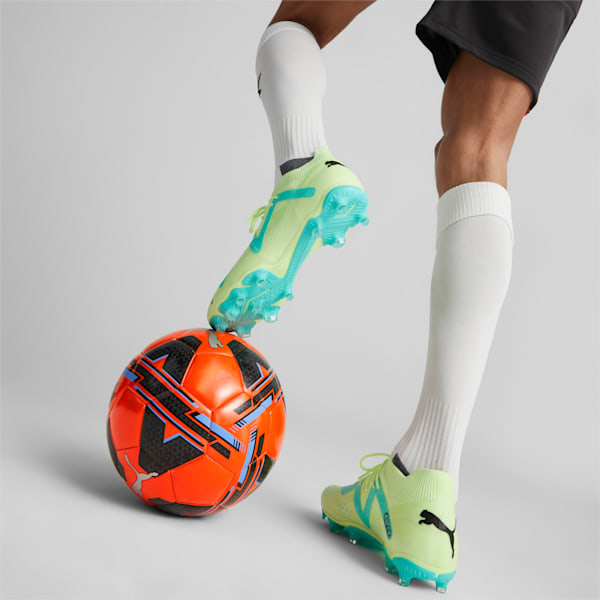 FUTURE Match FG/AG Football Boots Unisex, Fast Yellow-PUMA Black-Electric Peppermint, large-ZAF
