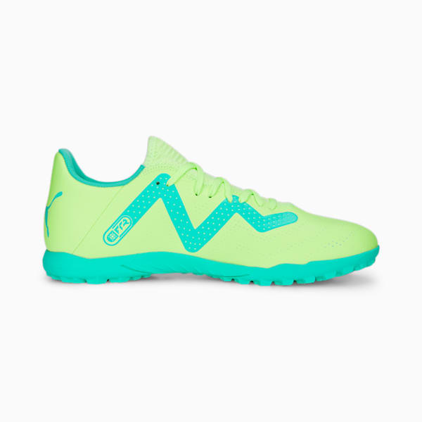FUTURE Play TT Football Boots Unisex, Fast Yellow-PUMA Black-Electric Peppermint, large-ZAF
