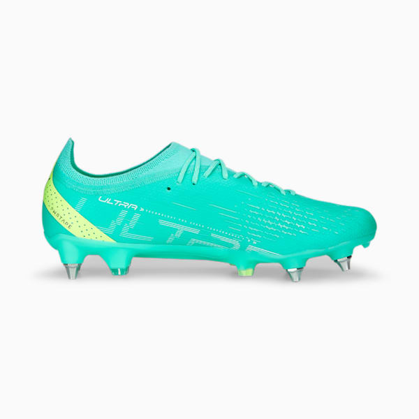 ULTRA ULTIMATE MxSG Football Boots Adults, Electric Peppermint-PUMA White-Fast Yellow, large-ZAF