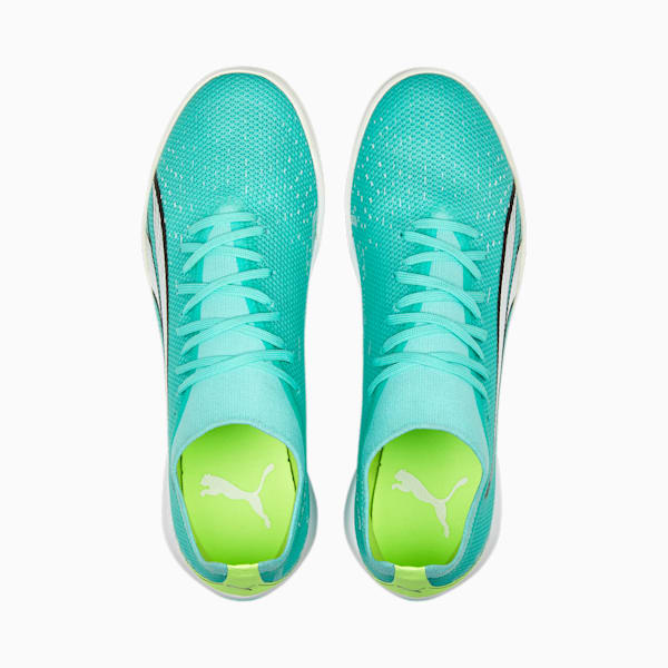 ULTRA Match TT Football Boots Men, Electric Peppermint-PUMA White-Fast Yellow, large-ZAF
