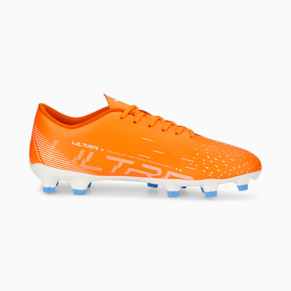 ULTRA Play FG/AG Football Boots Women, Ultra Orange-PUMA White-Blue Glimmer, large-ZAF