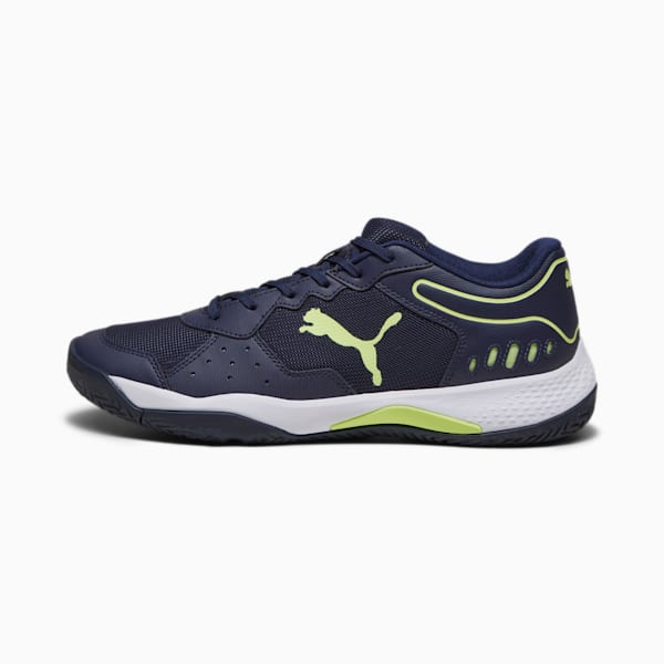 Solarsmash RCT Padel Shoes, PUMA Navy-Fast Yellow-Puma White, large-ZAF