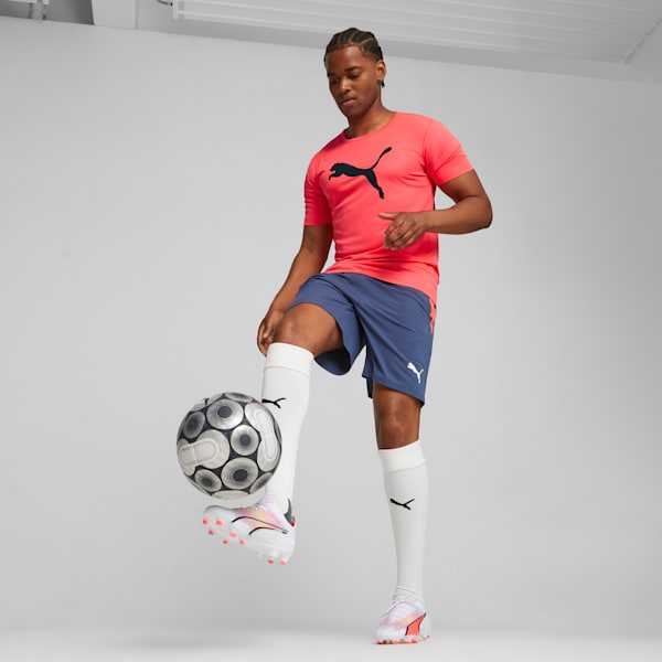Botín  ULTRA ULTIMATE FG/AG, PUMA White-PUMA Black-Fire Orchid, large-ARG