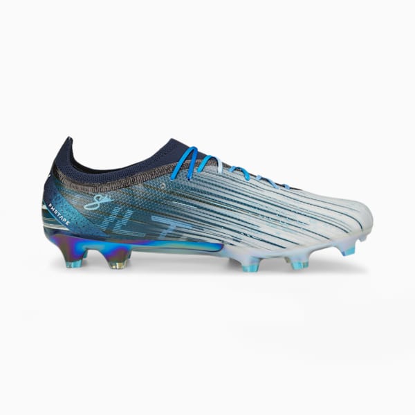 ULTRA ULTIMATE ELM FG/AG Football Boots, PUMA Navy-PUMA White-Bright Aqua, large-ZAF