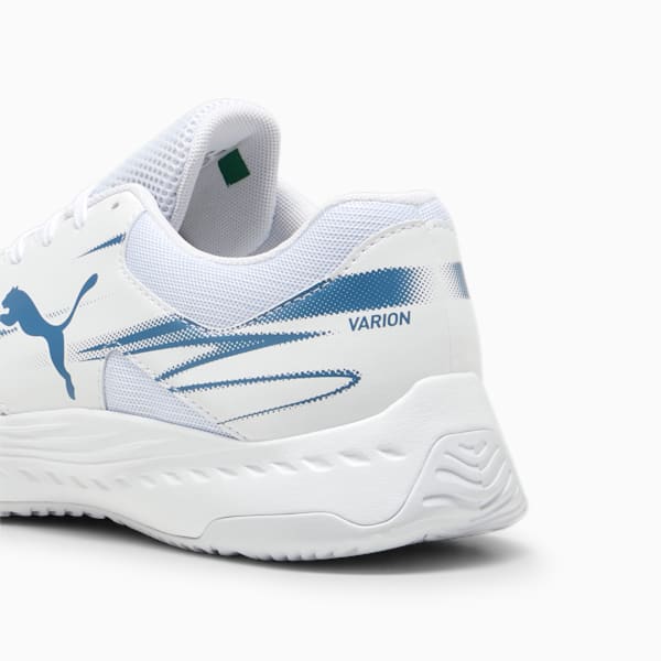 Varion II Handball Shoes, PUMA White-Blue Horizon, large-ZAF