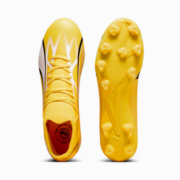 ULTRA MATCH FG/AG Football Boots Unisex, Yellow Blaze-PUMA White-PUMA Black, large-ZAF