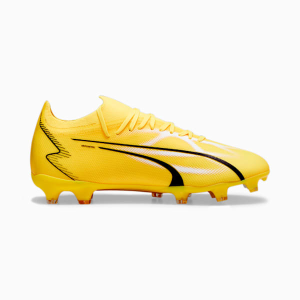 ULTRA MATCH FG/AG Football Boots Unisex, Yellow Blaze-PUMA White-PUMA Black, large-ZAF