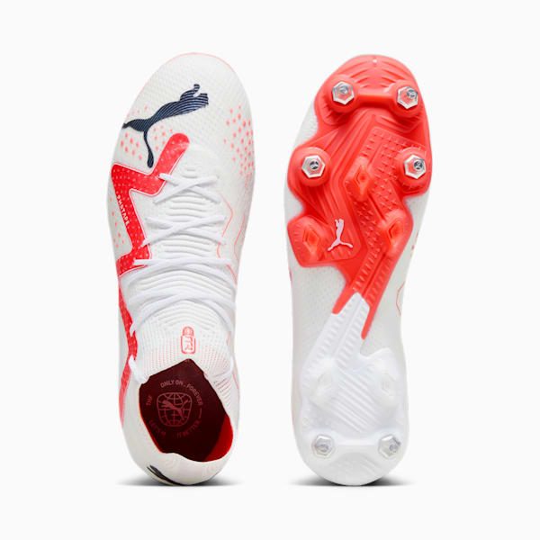 FUTURE ULTIMATE MxSG Men's Football Boots, PUMA White-PUMA Black-Fire Orchid, large-ZAF