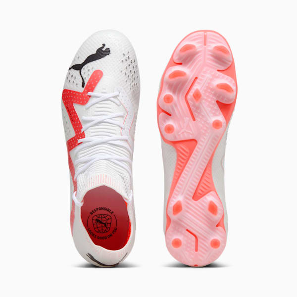 FUTURE PRO FG/AG Men's Football Boots, PUMA White-PUMA Black-Fire Orchid, large-ZAF