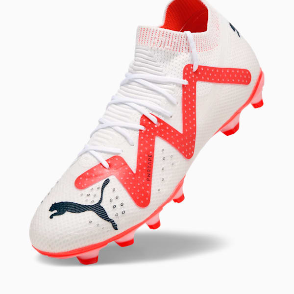 FUTURE PRO FG/AG Men's Football Boots, PUMA White-PUMA Black-Fire Orchid, large-ZAF