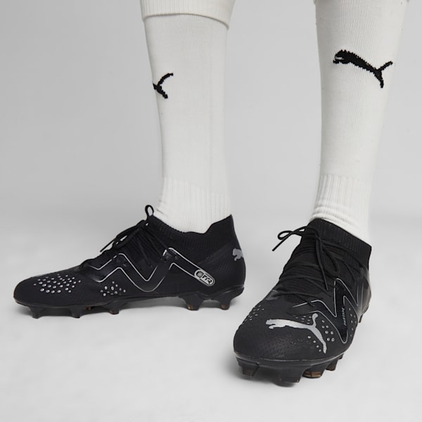 FUTURE PRO FG/AG Men's Football Boots, PUMA Black-PUMA Silver, large-ZAF