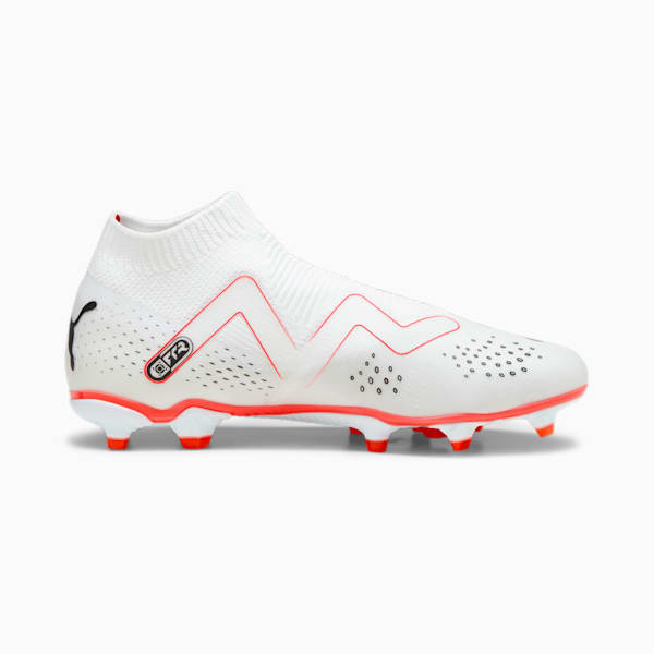 FUTURE MATCH+ LL FG/AG Men's Football Boots, PUMA White-PUMA Black-Fire Orchid, large-ZAF