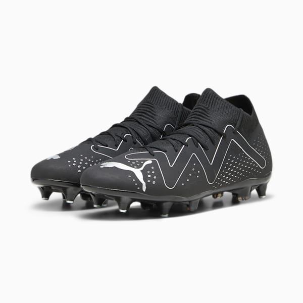 FUTURE MATCH MxSG Men's Football Boots, PUMA Black-PUMA Silver, large-ZAF