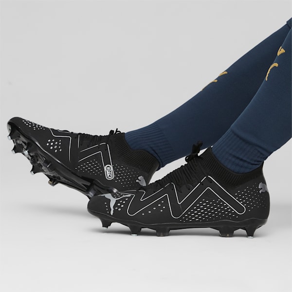 FUTURE MATCH MxSG Men's Football Boots, PUMA Black-PUMA Silver, large-ZAF