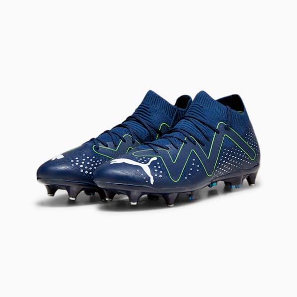 FUTURE MATCH MxSG Men's Football Boots, Persian Blue-PUMA White-Pro Green, large-ZAF