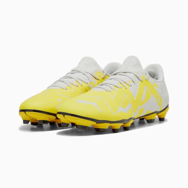 FUTURE PLAY FG/AG Men's Football Boots, Sedate Gray-Asphalt-Yellow Blaze, large-ZAF